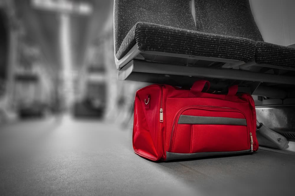 Terrorism and public safety - unattended bag left in a subway cart, train carriage or monorail.